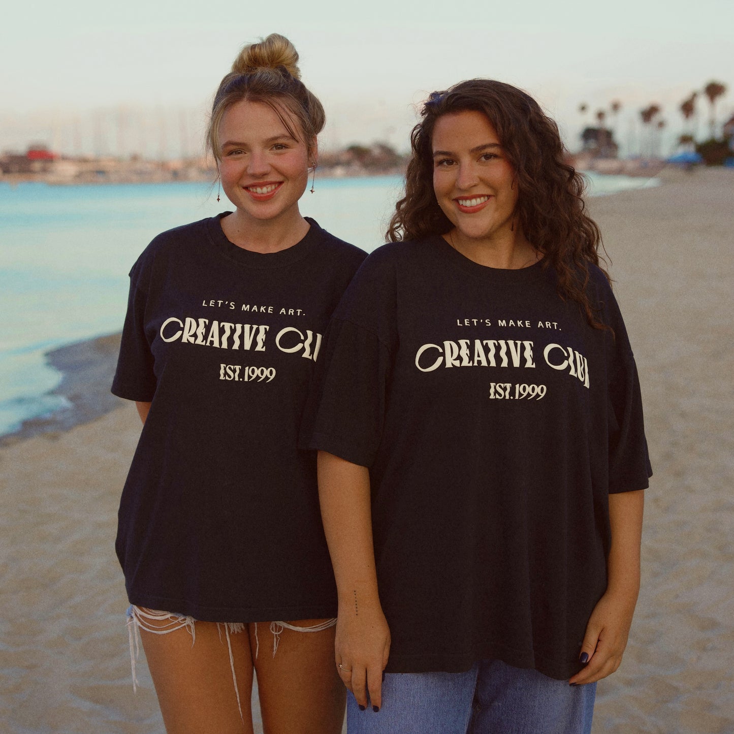 Creative Club - Black Vintage Tee