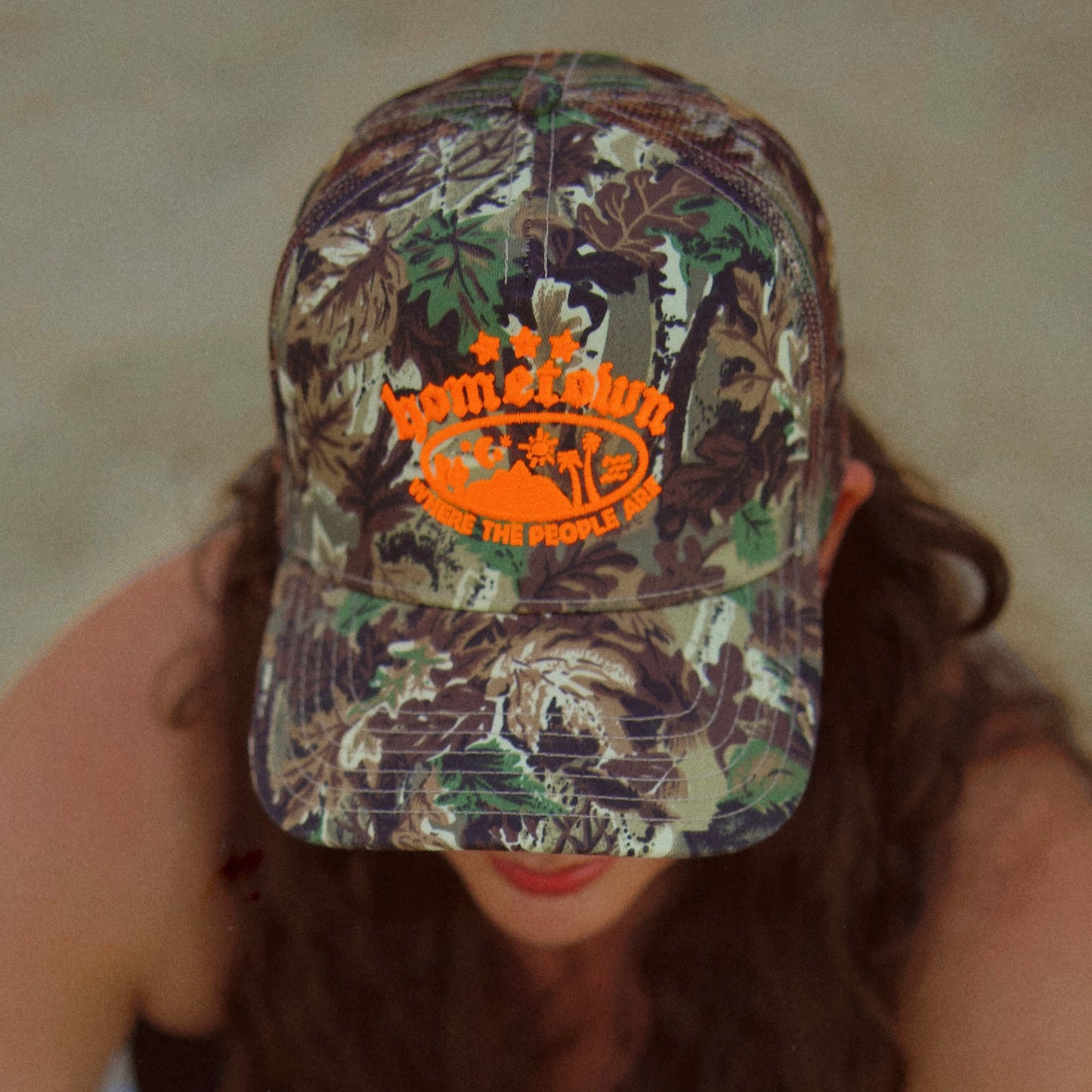 Hometown - Camo Trucker Hat