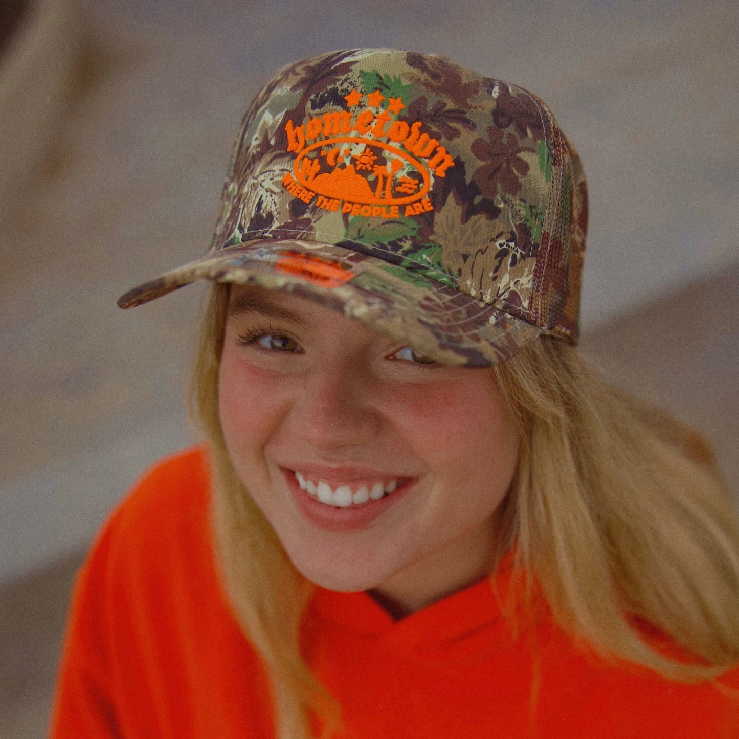 Hometown - Camo Trucker Hat
