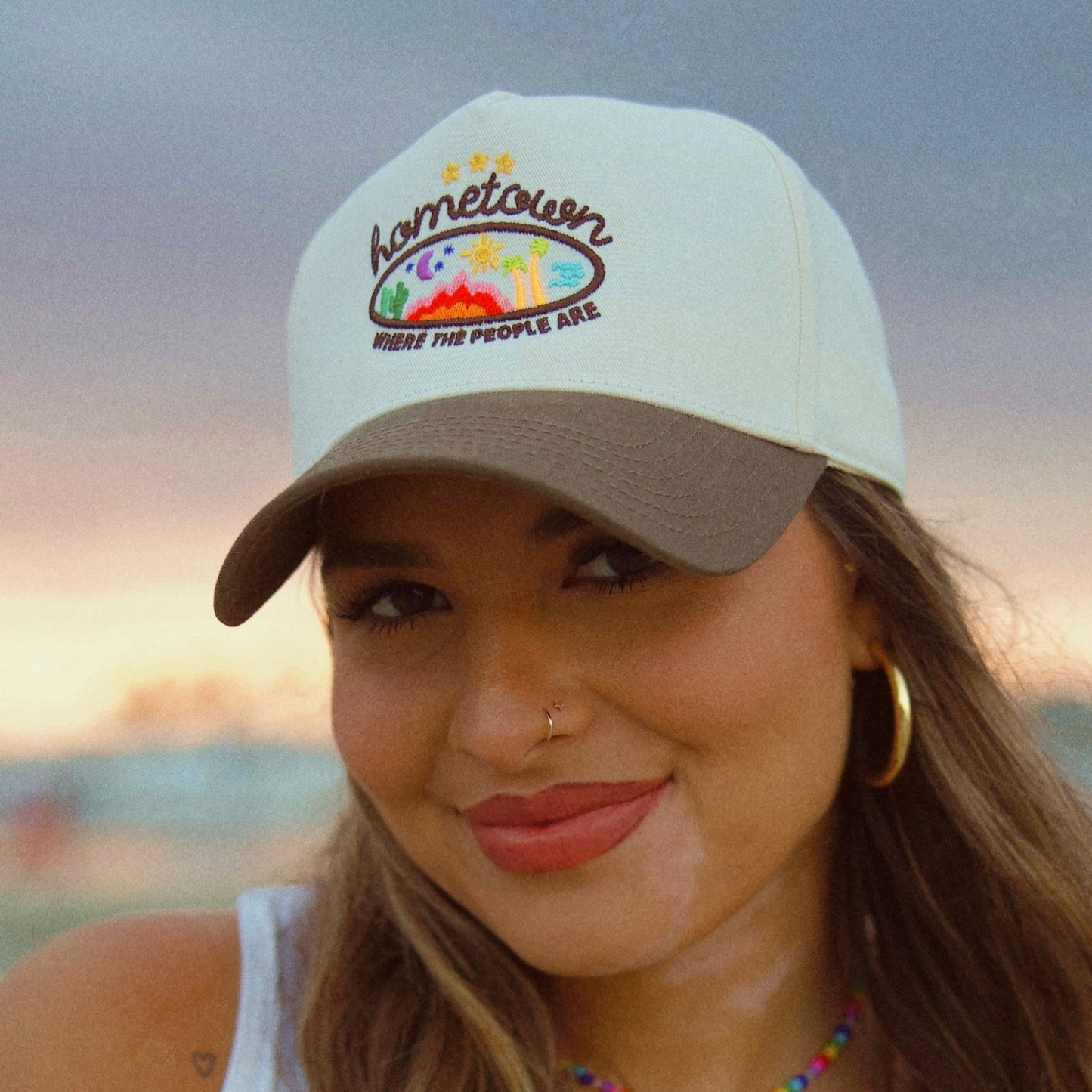 Hometown - Canvas Trucker Hat