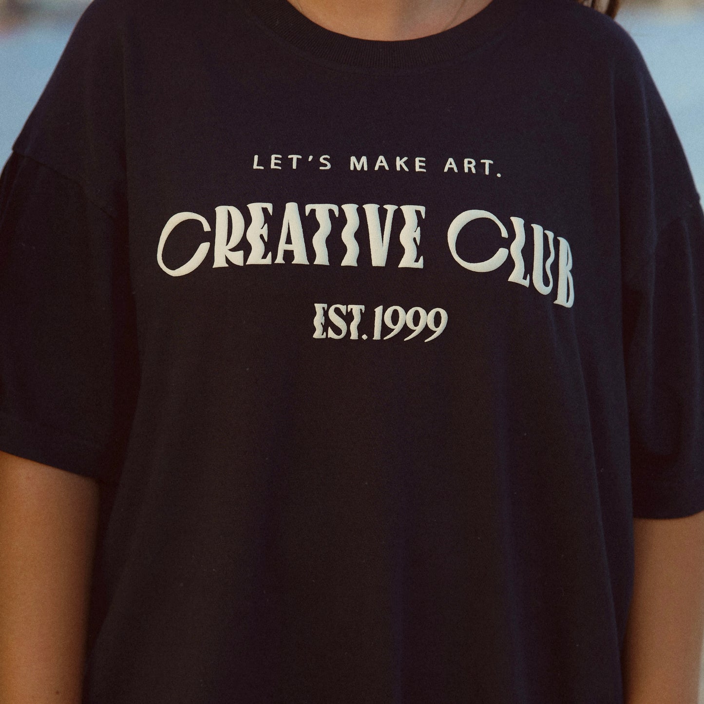 Creative Club - Black Vintage Tee