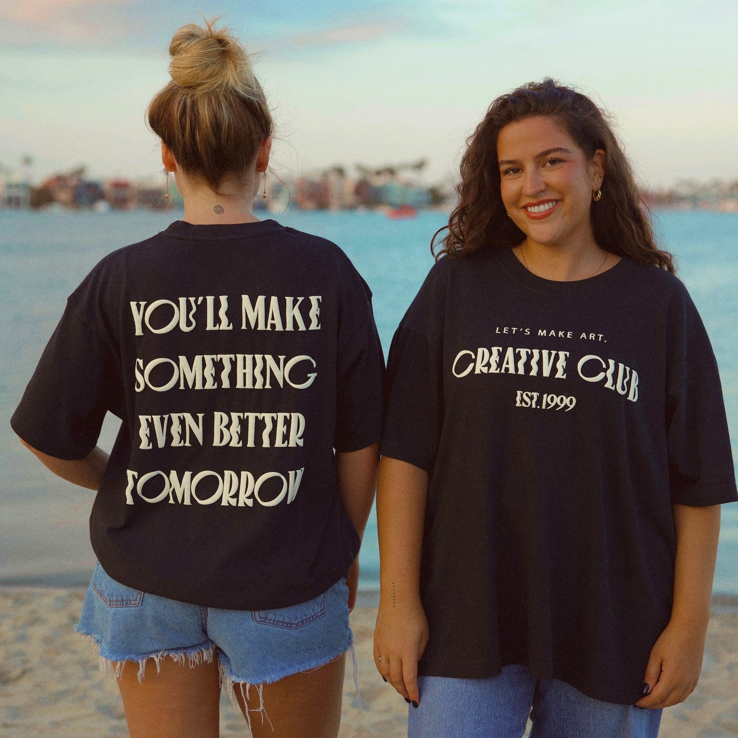 Creative Club - Black Vintage Tee