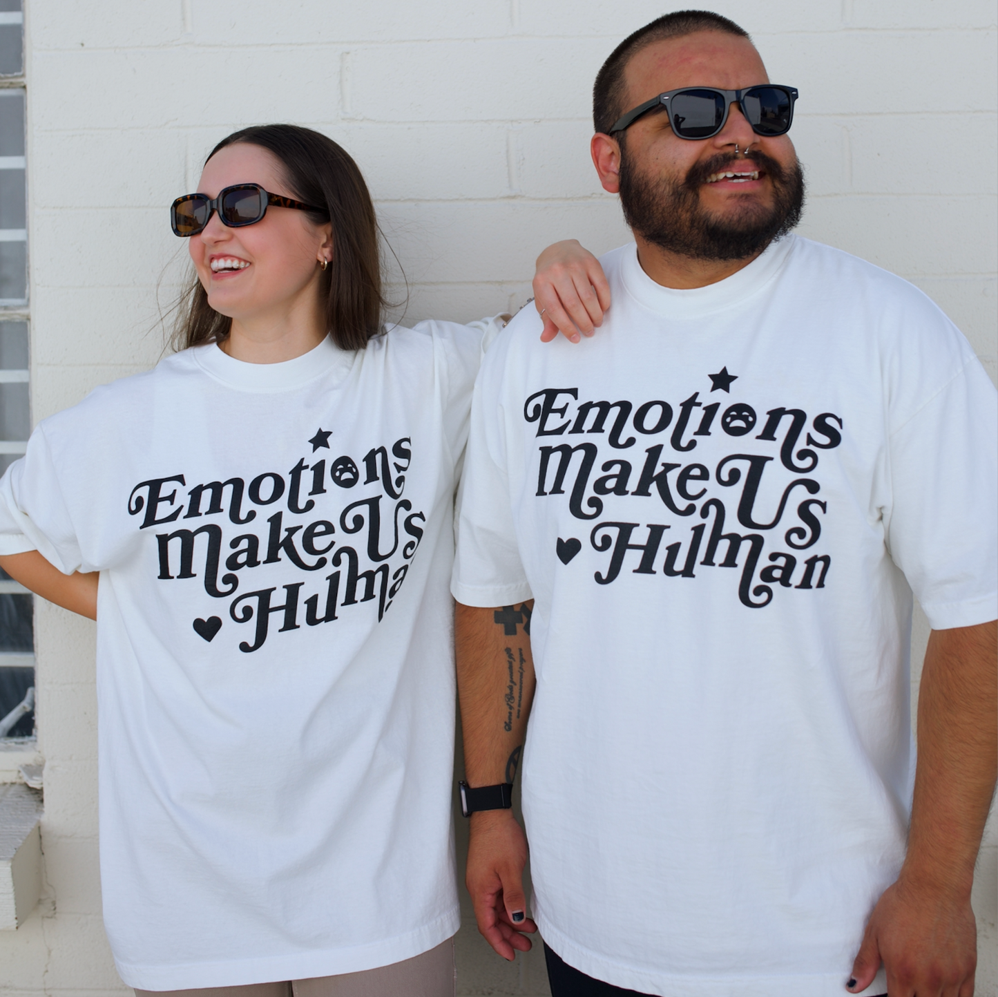 Emotions Make Us Human Black - Tee