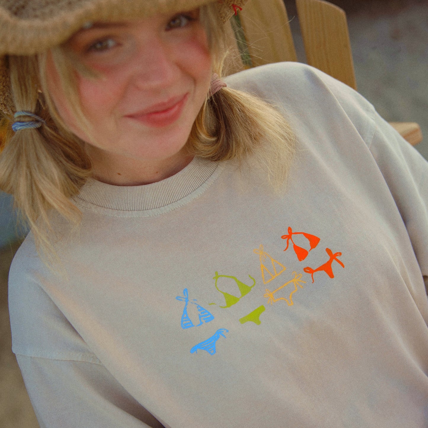 Better Under The Sun - Tan Vintage Tee