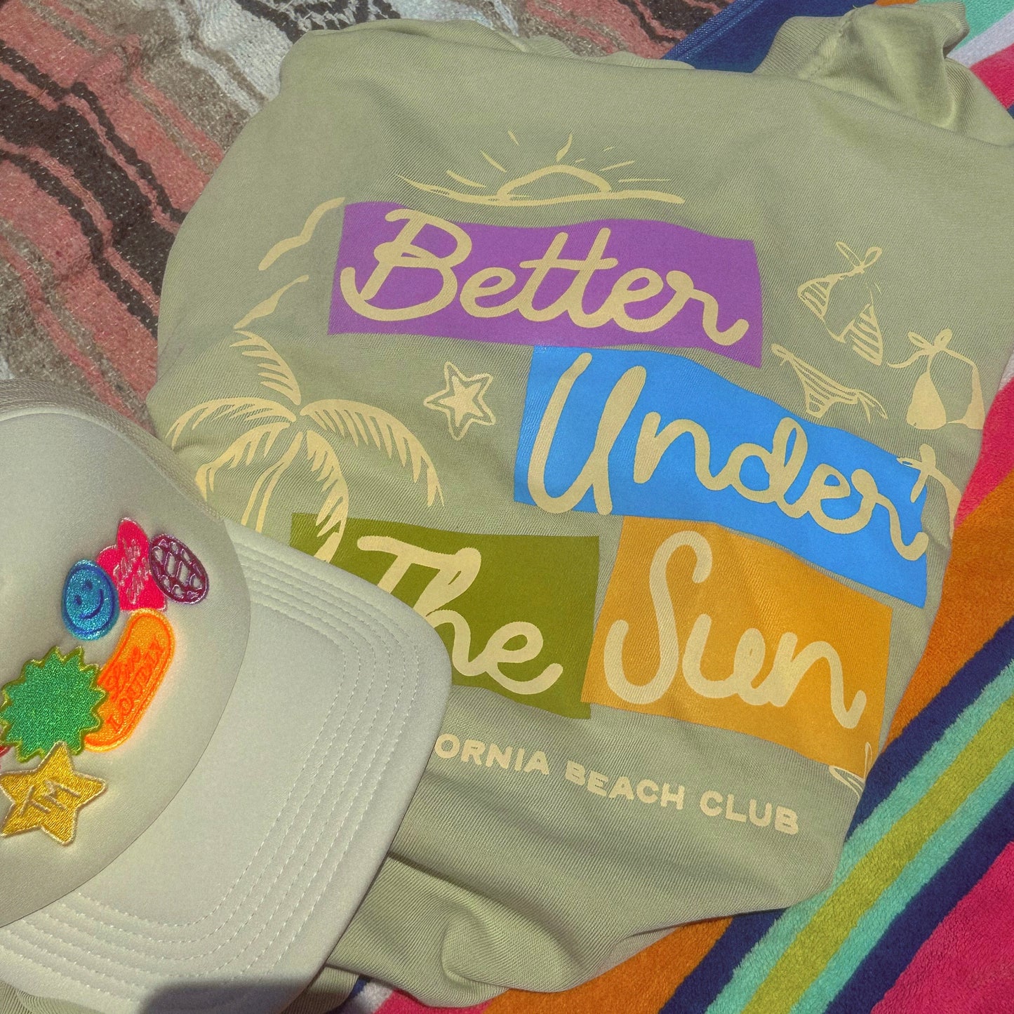 Better Under The Sun - Pistachio Vintage Tee