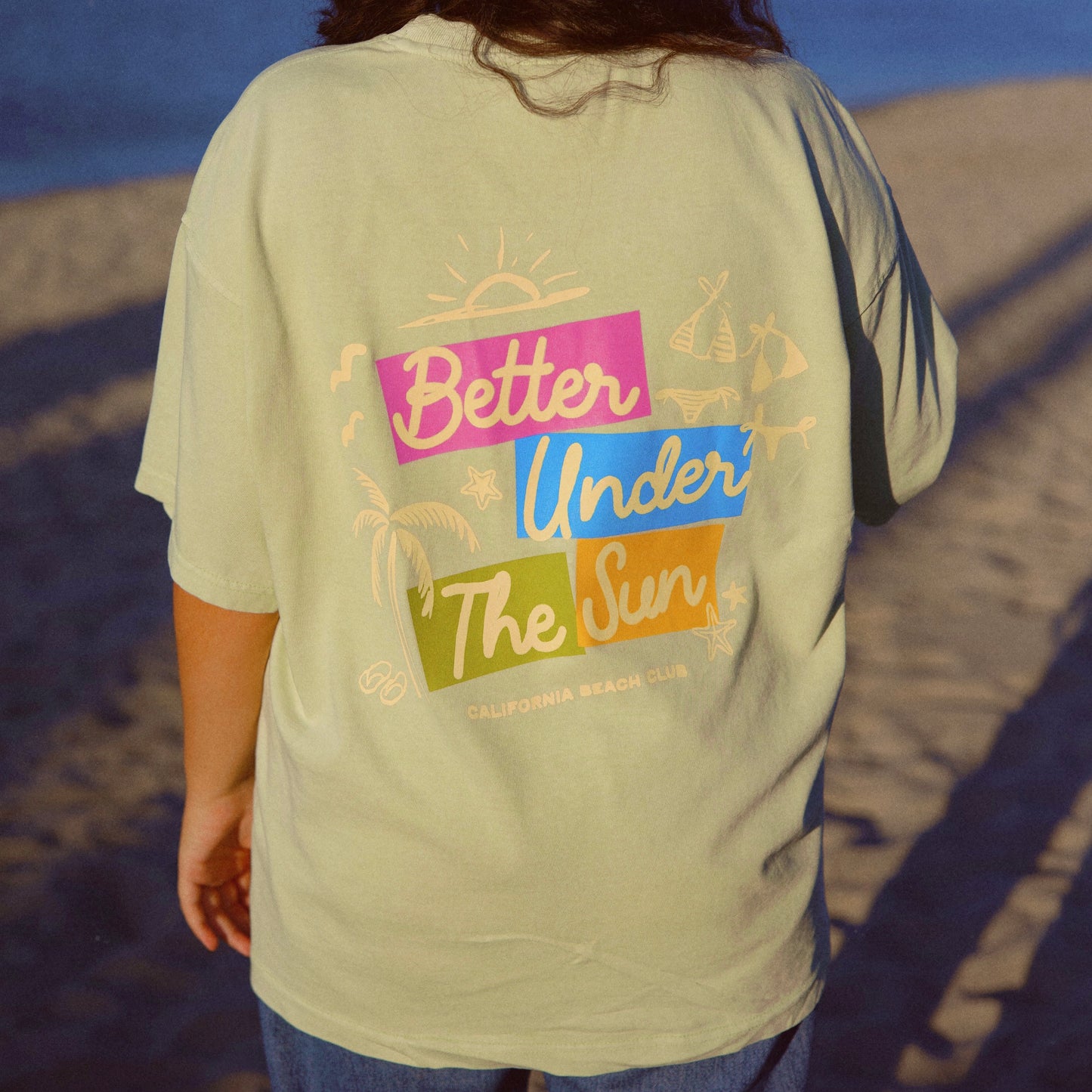Better Under The Sun - Pistachio Vintage Tee