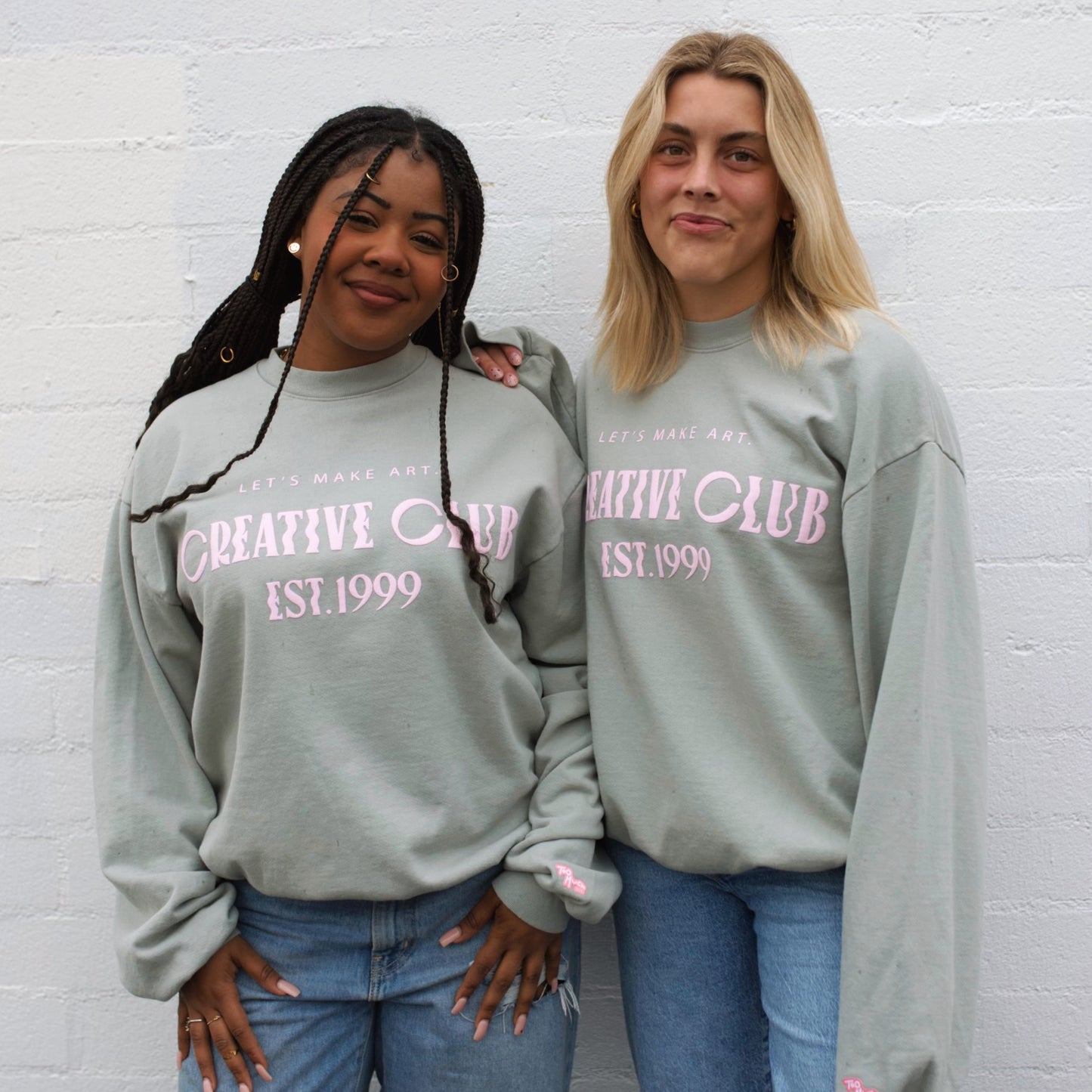 Creative Club Sage Green - Heavy Weight Crewneck