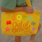 Out Of Office - Yellow Denim Tote