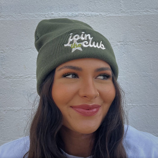 Join The Club Green - Beanie