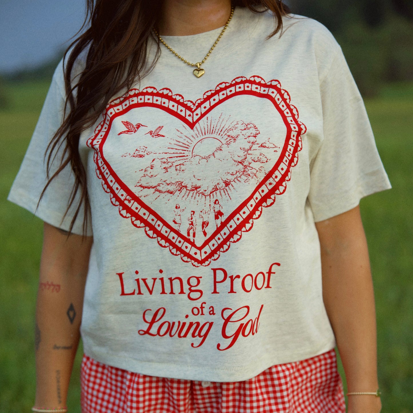 Living Proof - Cropped Tee