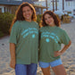 Stay for the fun - Green Vintage Tee